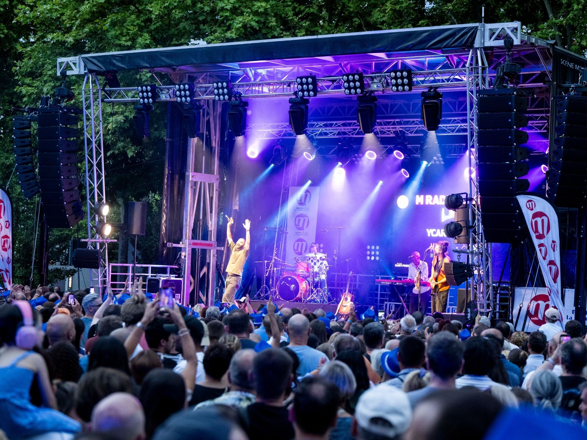 Festival Music en Ciel 2025 : scène mobile, son, lumière et électricité à Saint-Priest (69)