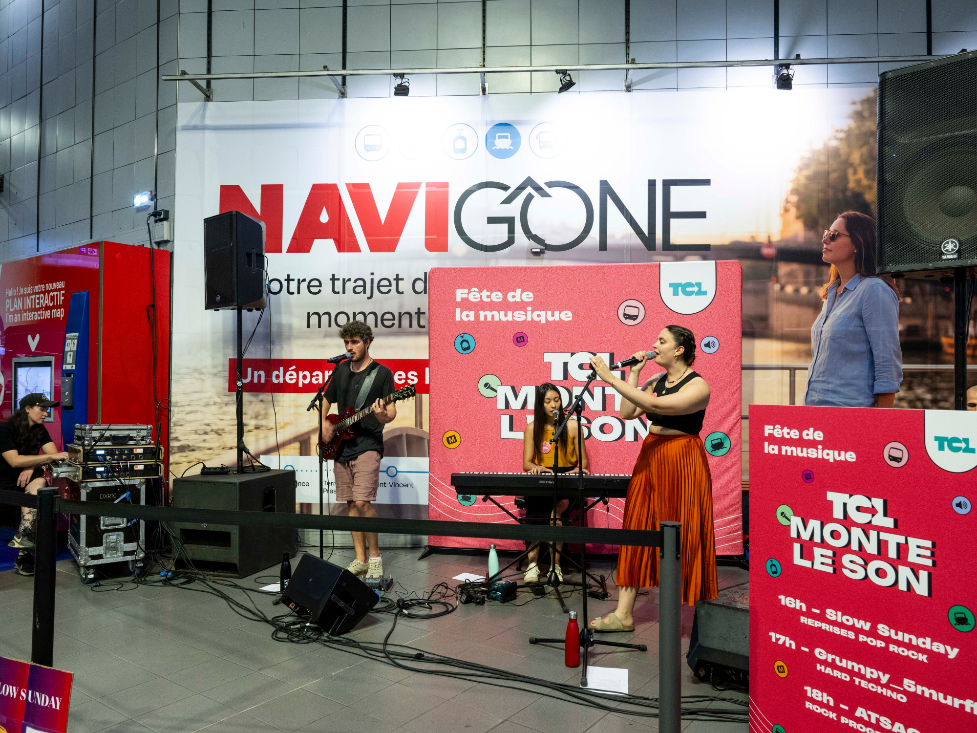 Fête de la musique pour Sytral Mobilité à Lyon avec notre équipe Tech and Live (69)